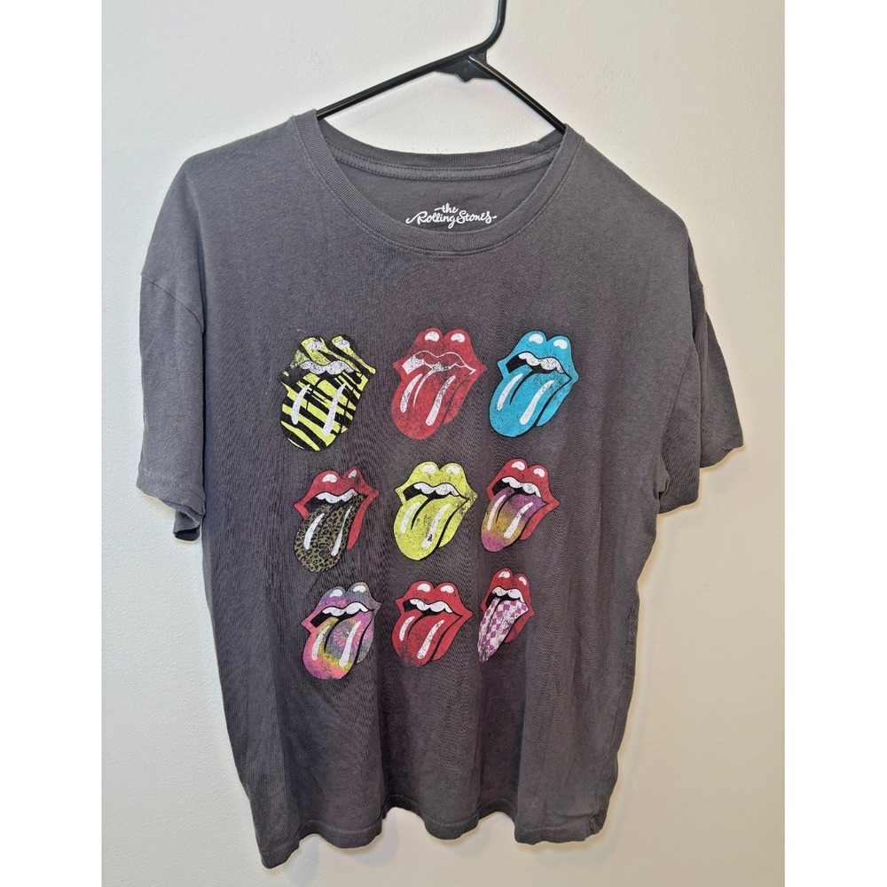 The Rolling Stones Multicolor Tongue Cotton T-Shirt Size L